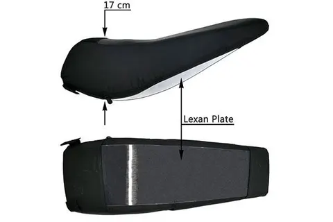 APCO Swift Zero lightweight harness – Airfoam protector detail