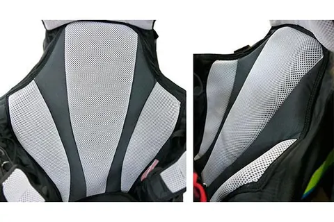 APCO Swift Zero lightweight harness – back support detail