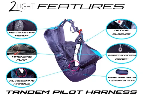 APCO 2Light Tandem-Pilotengurtzeug – Bild 9 von 12