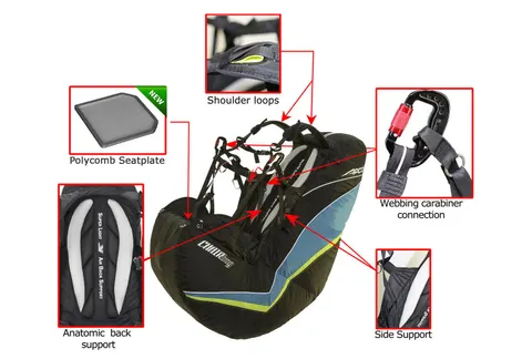 APCO Chairbag Integral V Gurtzeug – Bild 2 von 19