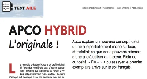 APCO Hybrid Paramotor — Detailansicht – Bild 6 von 6